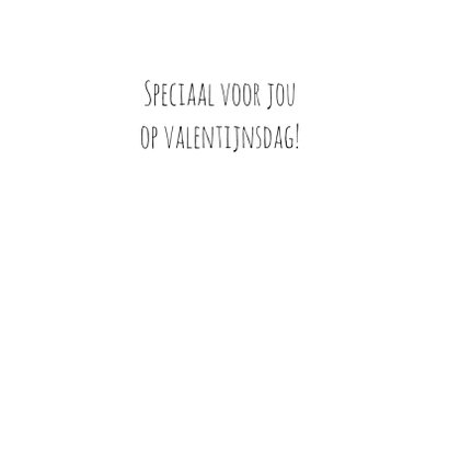 Valentijnskaart ZwartWit - WW 3