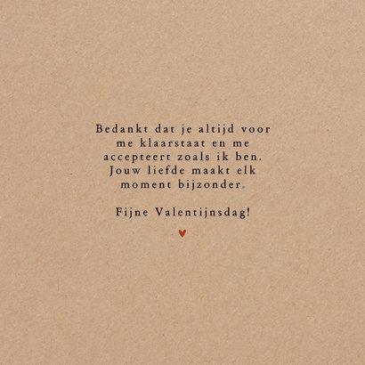 Valentijnskaartje kraftlook met lieveheersbeestje 3