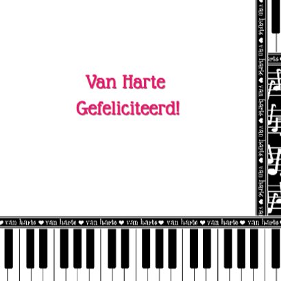 Van Harte... muzieknoten piano 3