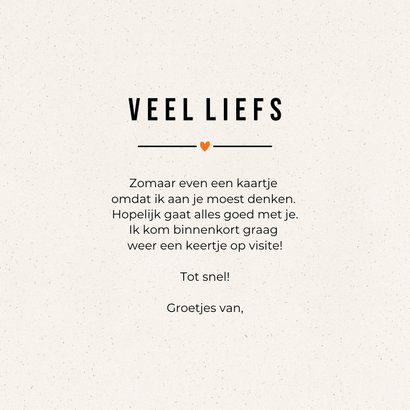 Veel liefs wenskaart met vlinder - Nationaal MS Fonds 3