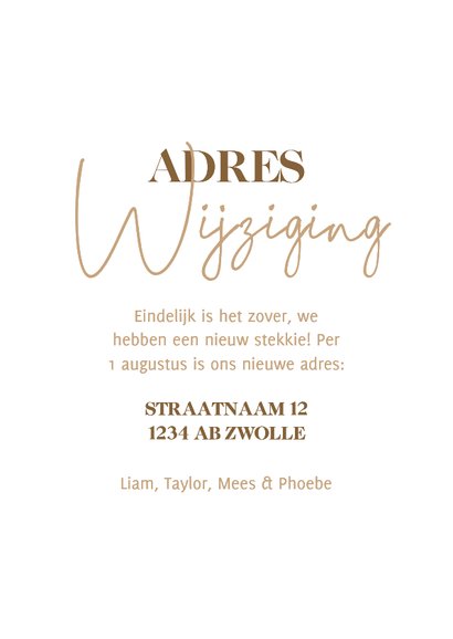 Verhuis fotokaart adreswijziging 3