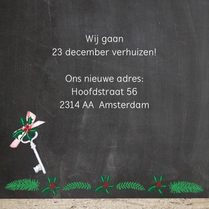 verhuisd feestdagen 2