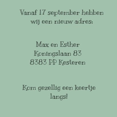 Verhuiskaart Adres 3