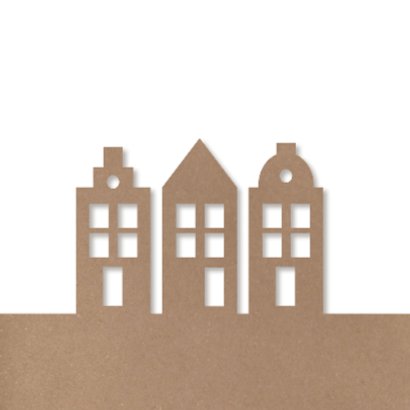 Verhuiskaart BrownPaperNewHouse 2