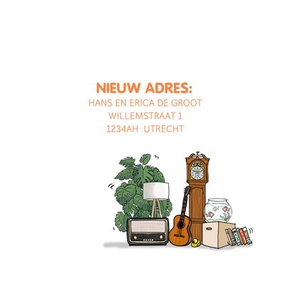 Verhuiskaart bus oranje 3