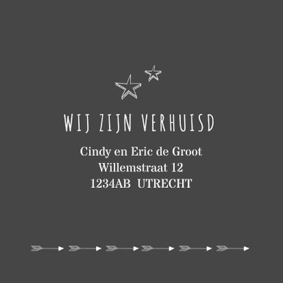 Verhuiskaart handlettering 3
