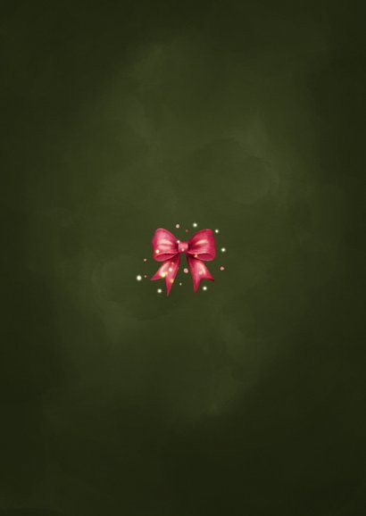 Verhuiskaart happy new home met vrolijke kerstboom Achterkant