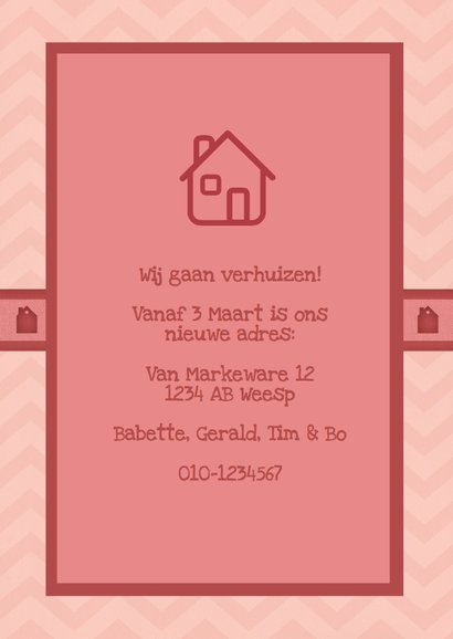 Verhuiskaart Hip Chevron Vrolijk 3