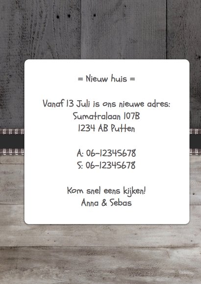 Verhuiskaart Hout Eigen foto's 3