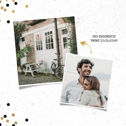 Verhuiskaart huisje boompje feestje hip 2