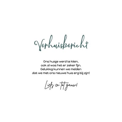 Verhuiskaart illustratie auto inboedel plant fiets ballonnen 3