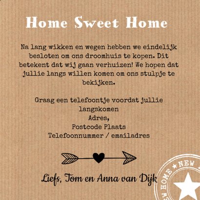 Verhuiskaart kraft foto 3