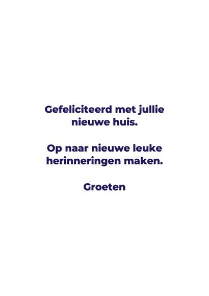 Verhuiskaart met 3 blije huisjes 3