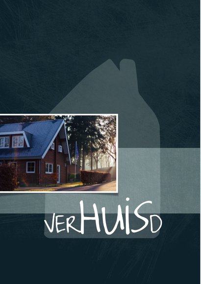 verhuiskaart met huis en speelse typografie 2
