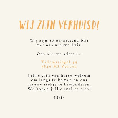 Verhuiskaart met huis in een theekopje 3