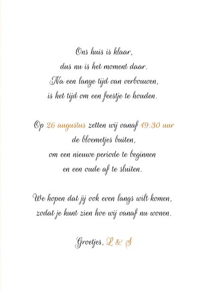 Verhuiskaart roodborstje en zonnebloem 3