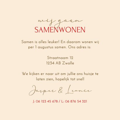 Verhuiskaart samenwonen locatie pin hart 3