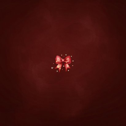 Verhuiskaart samenwonen met 2 kerstbomen Achterkant