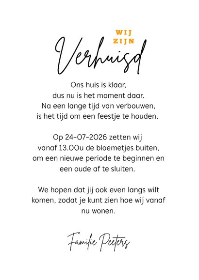 Verhuiskaart verhuiswagen illustratie dozen spullen 3