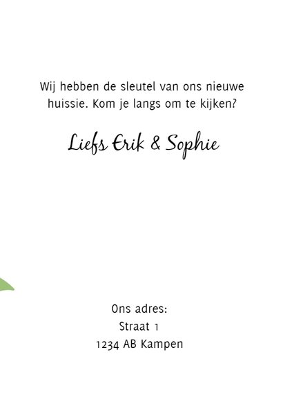 Verhuiskaart: We hebben een nieuw huissie! 3