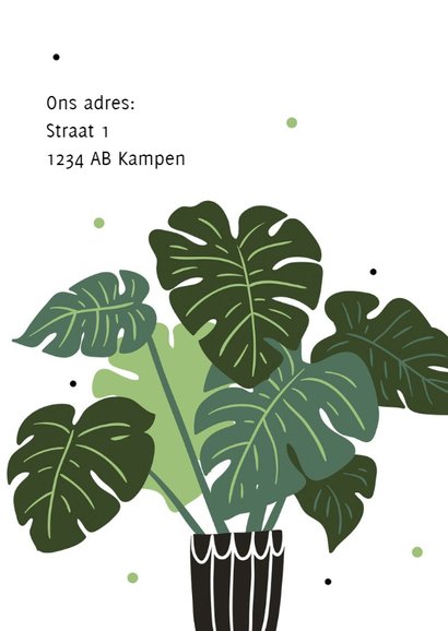 Verhuiskaartje: New home! 2