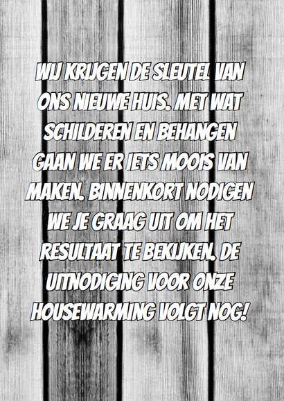 Verhuiskaartje zelf invullen b 3
