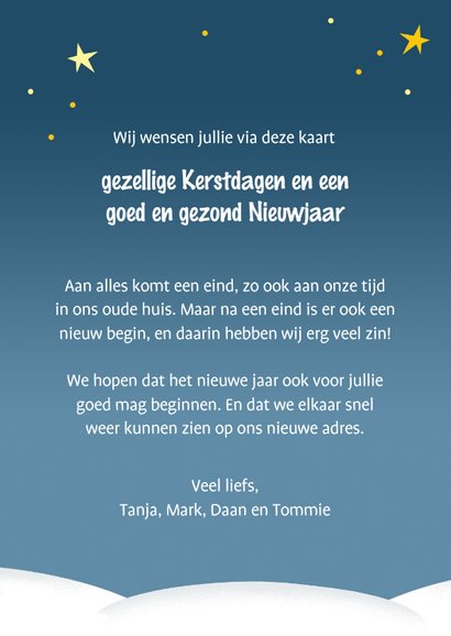 Verhuizing met kerst fotocollage 3