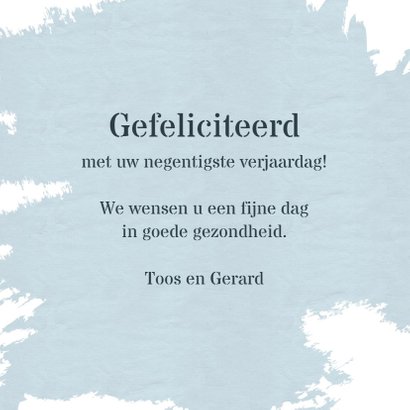 Verjaardag 90 en nog steeds een scherpe blik 3