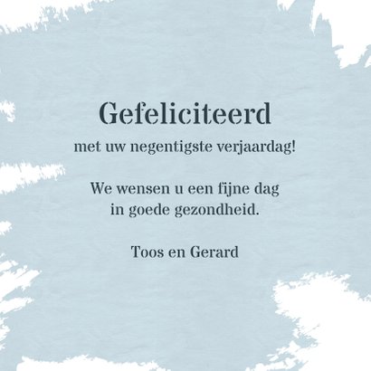 Verjaardag 90 en nog steeds een scherpe blik 3