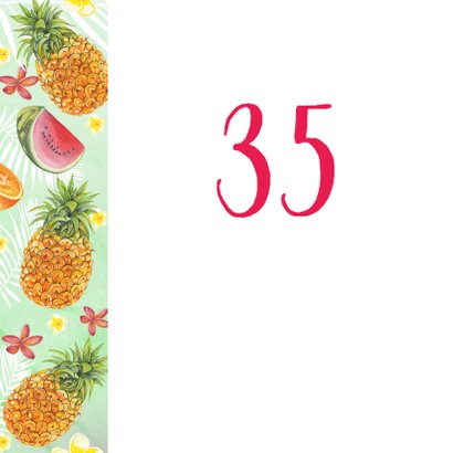 Verjaardag ananas bloemen 2