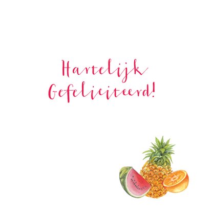 Verjaardag ananas bloemen 3