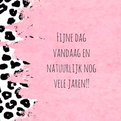 Verjaardag Animal print 3