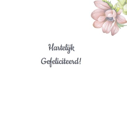Verjaardag annemoon label 3
