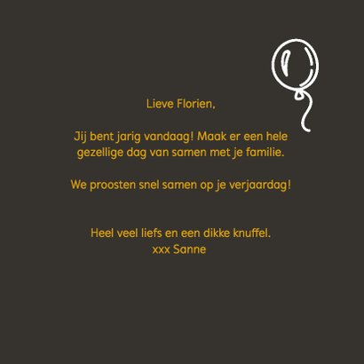 Verjaardag -birthday hug 3