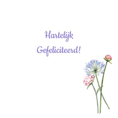Verjaardag bloemen vaas 3