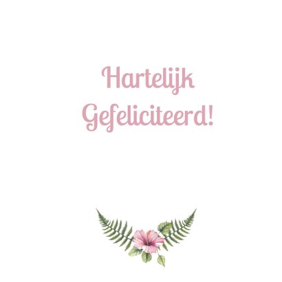 Verjaardag botanical patroon 3
