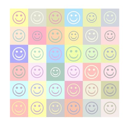 Verjaardag colorful smileys IW 3