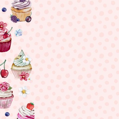 Verjaardag cupcakespatroon 2