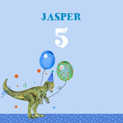 Verjaardag dinosaurus ballonnen 2