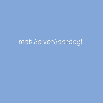 verjaardag driehoek blauw 3