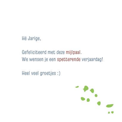 Verjaardag Een spetterende felicitatie 3