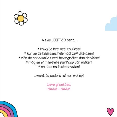 Verjaardag Eenhoorn krans 3