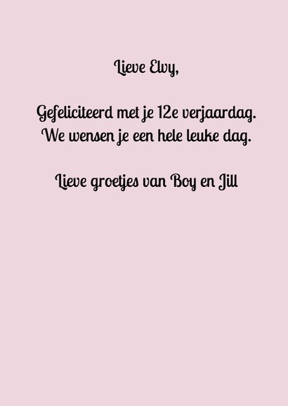 Verjaardag & naam aanpasbaar 3