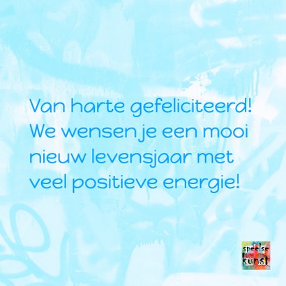 Verjaardag Energiek Leven IW 3