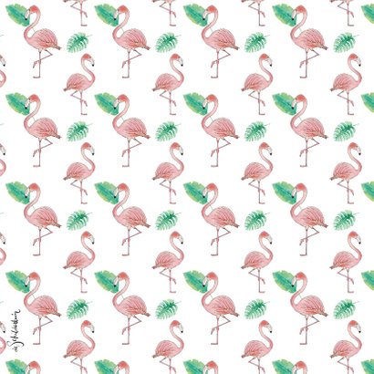 Verjaardag flamingo 2