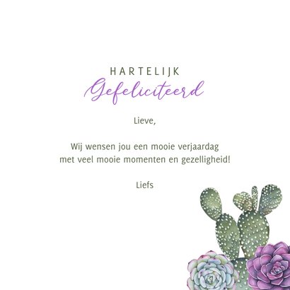 Verjaardag foto vetplanten 3