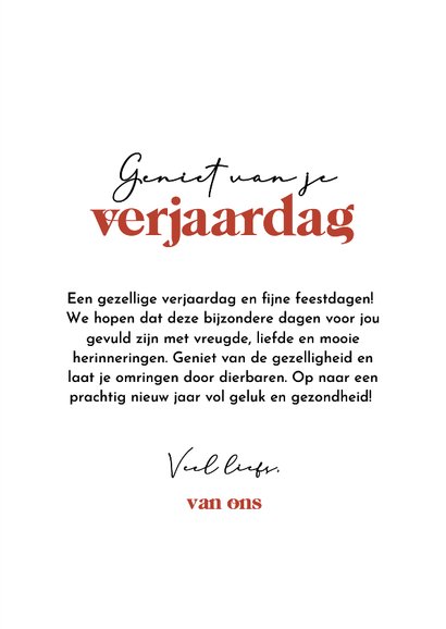 Verjaardag fotocollage kerstboom sterren 3