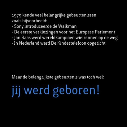 Verjaardag geboorte 1979 2