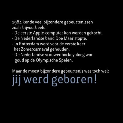 Verjaardag geboorte 1984 2