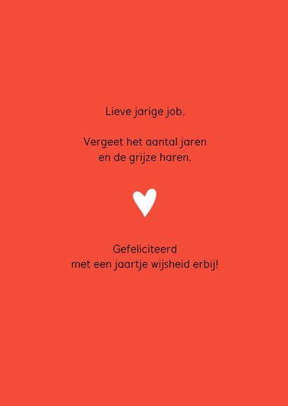 Verjaardag gedicht Jarige Job 3